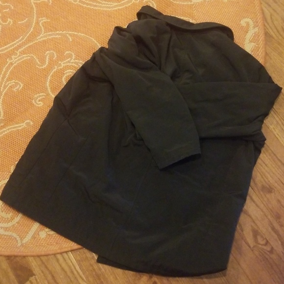 Kenneth Cole Reaction black trench coat - Picture 4 of 4